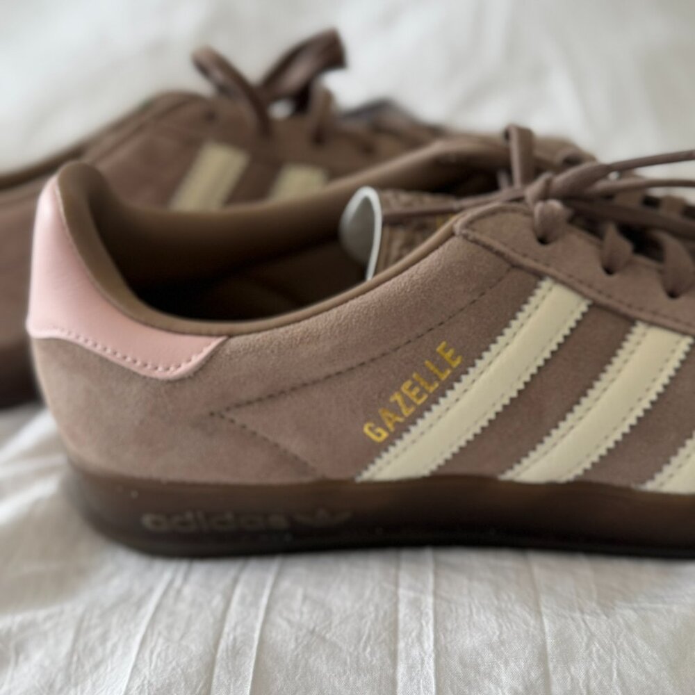 Rare Adidas Gazelle Indoor - Brown Pink - Picture 3 of 5